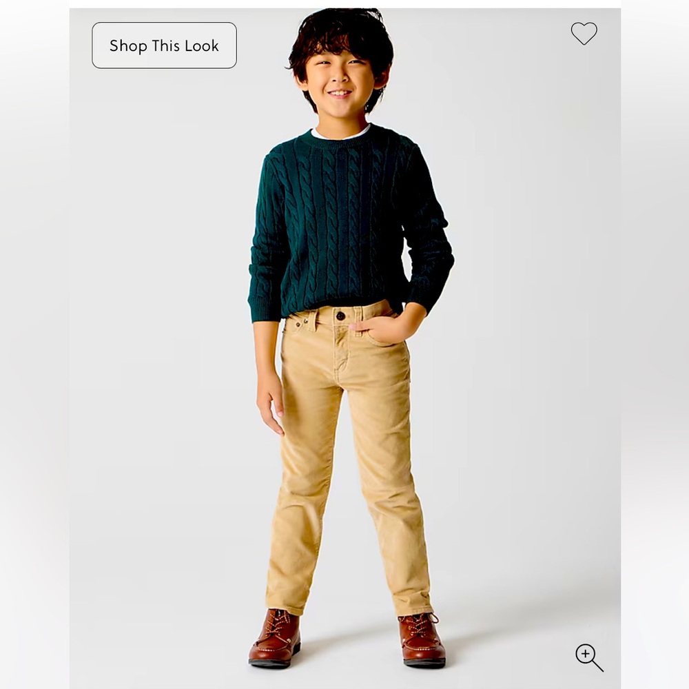 Crewcuts slim flex corduroy pants 12